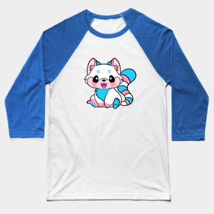 Transgender Pride Red Panda Baseball T-Shirt